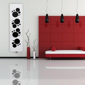 Radiateur avec cache-radiateur coloré Ballstyle