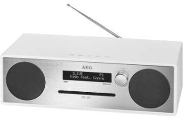 AEG Centre de musique DAB+ MC 4469 Blanc 20 W