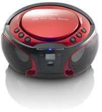 Lenco Radio et lecteur CD SCD-550 Rouge