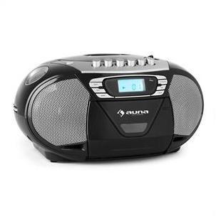 Auna KrissKross Lecteur CD-K7 portable USB MP3 CD