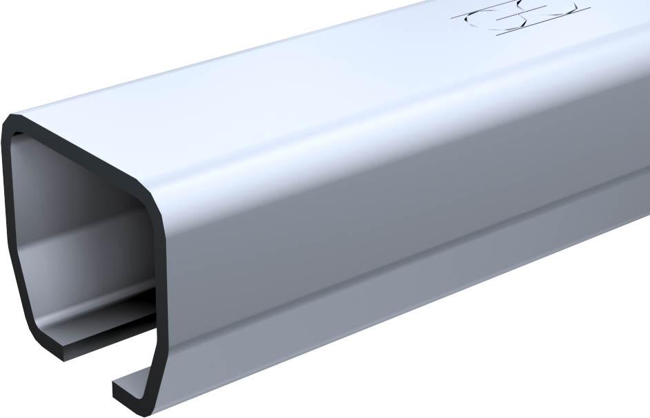 Rail Galvanisé De Section 50 X 40 Mm