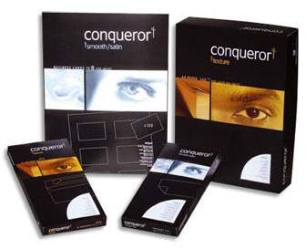 Papier à lettre Conqueror présentés sous boîte de