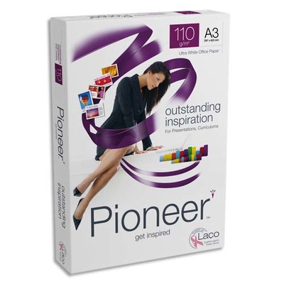 Ramette de 500 feuilles A3 110g, papier sans chlor