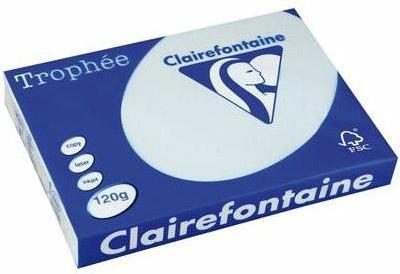 Clairefontaine Trophée teinte Pastel coloris Bleu.