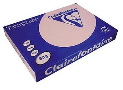 Clairefontaine Trophée teinte pastel coloris rose.