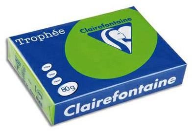 Clairefontaine Trophée teinte vive coloris Vert Go