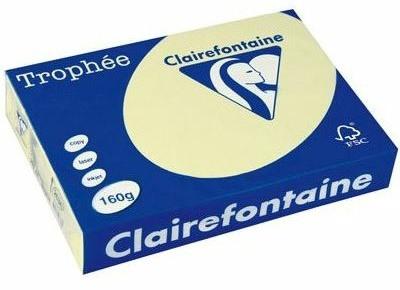 Clairefontaine Trophée teinte pastel coloris jaune