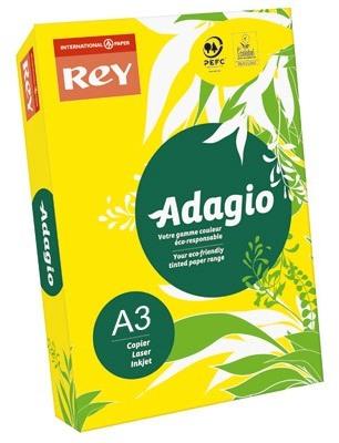 Papier couleur Adagio jaune intense. Teinte intens