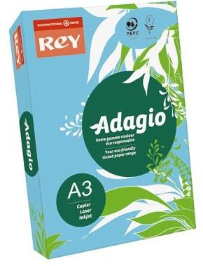 Papier couleur Adagio bleu vif. Teinte vive. Forma