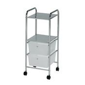 Desserte de salle de bain en métal FEEL 2 paniers