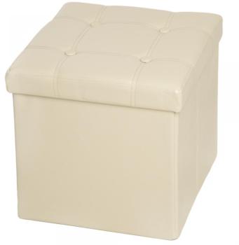 Tabouret, Banc, Pouf, Coffre de rangement, Cube Pl