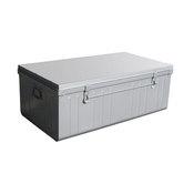 Malle de rangement métal 100x55cm IRON Aluminium V