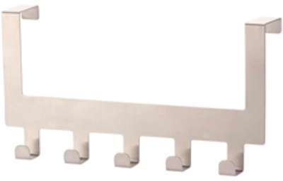 Patère de porte à 5 crochets - pour porte jusqu à 4 Patère de porte à 5 crochets
