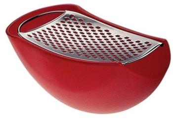 Râpe à fromage avec réservoir Parmenide - rouge polymétilmetacryl Râpe à fromage avec réservoir