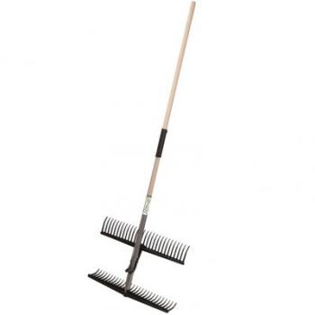 Râteau double articulation 28 dents - 2 en 1