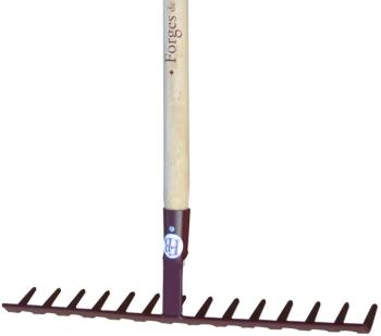 Rateau forgé 14 dents courbes Rateau forgé 14 dents courbes