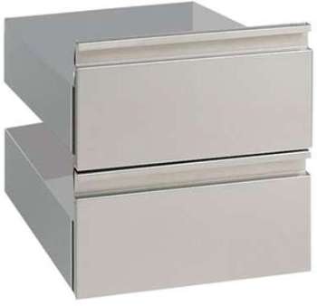 Kit de 2 tiroirs pour soubassement L 400 mm Kit de 2 tiroirs pour soubassement