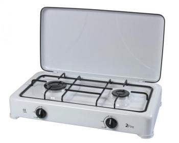 Réchaud à gaz émaillé 2 feux 2 feux