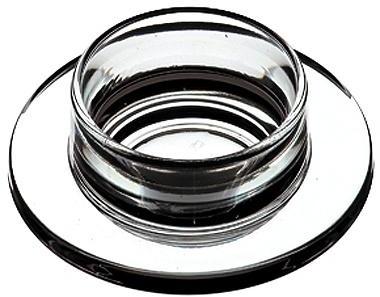 Beurrier ou confiturier en verre 9 5cm - A l unité Beurrier ou confiturier en