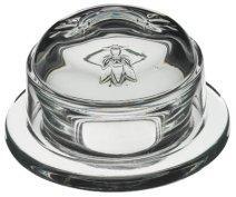 Beurrier Confiturier en verre avec cloche - A l unité Beurrier Confiturier en verre