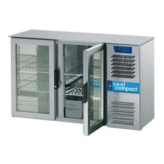 Arrière-bar réfrigéré 2 portes vitrées COOL COMPAC