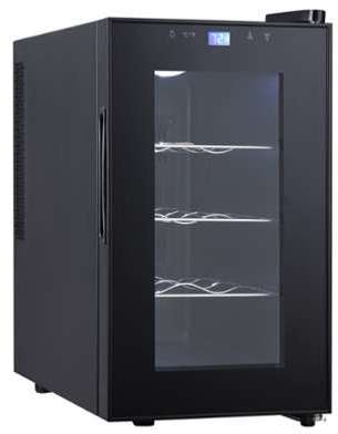 Qlima Refroidisseur de vin 70 W 24 L Noir FWK 1608