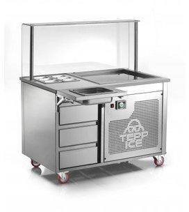 TEPP ICE 1200 Teppanyaki à Glace 1200x750x850x1350