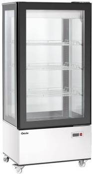 Vitrine Réfrigérée Inox - 550 Litres - Avec Roues