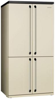 FQ960P - Réfrigérateur side by side - crème/187x92