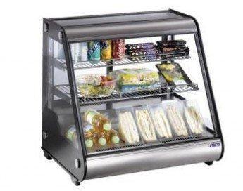 Vitrine de Présentation Inox 160 Litres 870x580x68