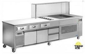 TEPP ICE 2600 Teppanyaki à Glace 2600x750x850x1350