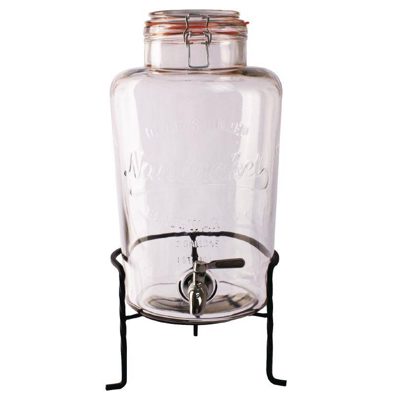 Distributeur dEau en Verre + Socle 8,5 Litres