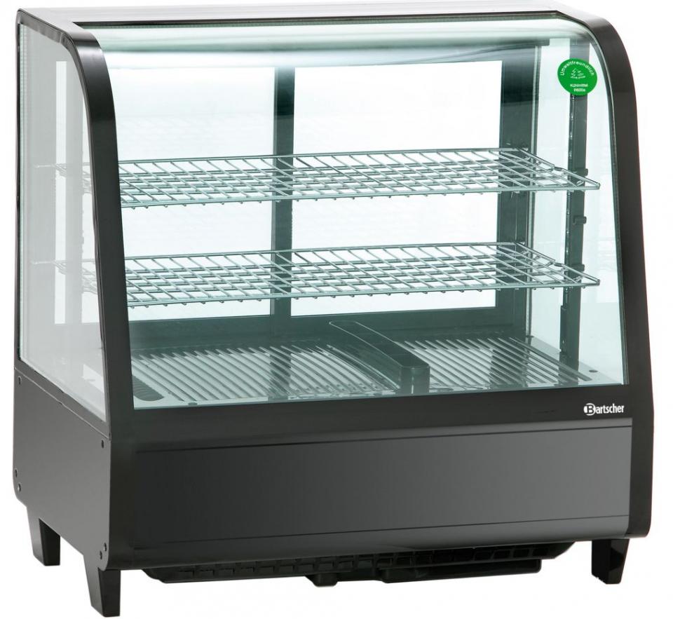 Vitrine Réfrigérée Noire - Froid Ventilé - Éclaira