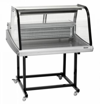 Vitrine Réfrigérée + Support Sur Roues - 2x GN1/1