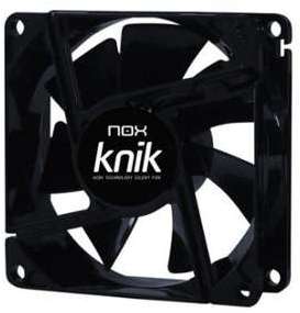 Nox Ventilateur Série Knik 80mm Noir 11dba
