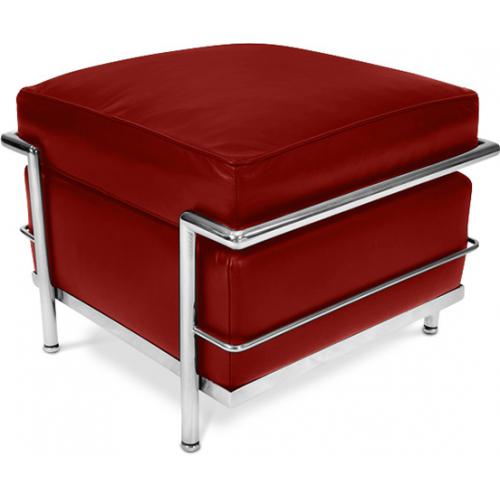 Repose-pied (Ottoman) Kart2 - Cuir Premium Cognac