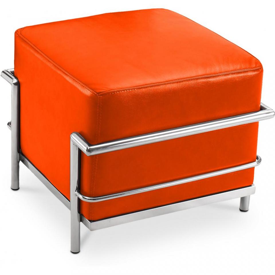 Repose-pied (Ottoman) style Kart3 - Cuir Premium O