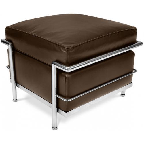 Repose-pied (Ottoman) Kart2 - Simili Cuir Marron