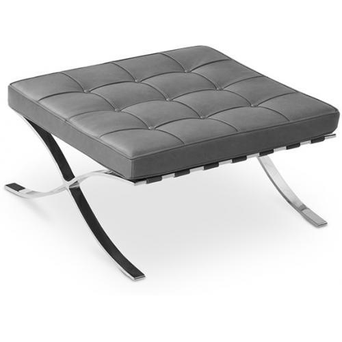 Barcelona Ottoman - Inspiration L.M van der Rohe -