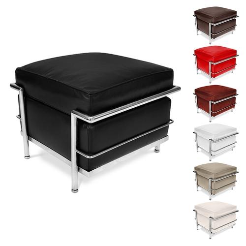 Repose-pied (Ottoman) Kart2 - Cuir Premium multico