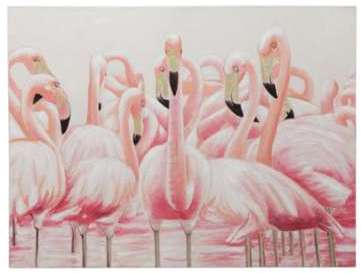 Toile flamand rose dans les tons de rose Toile flamand rose dans les