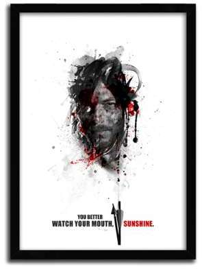 Affiche shadow collection daryl par JULIEN KALTNEC
