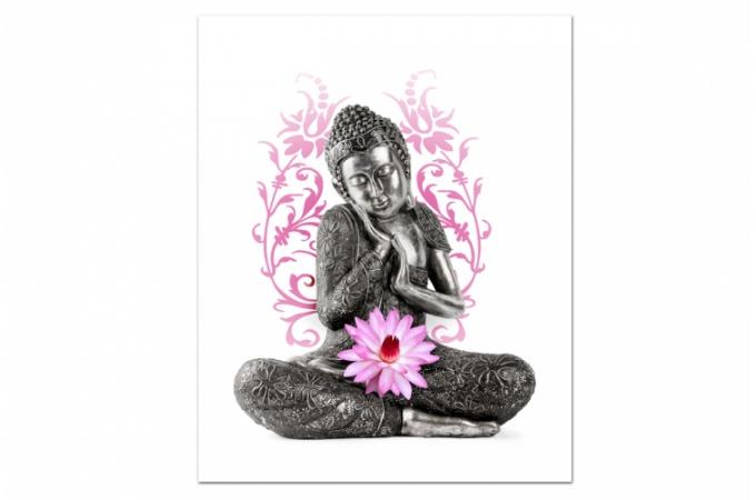 Tableau Zen Bouddha Serein L.55 x H.80 cm Declikde