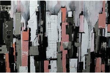 Tableau abstrait Skyline Tableau abstrait Skyline
