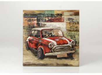 Plaque mini rouge 80 x 80 cm Plaque mini rouge 80 x 80