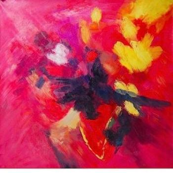 Tableau abstrait Flamboyant Tableau abstrait Flamboyant