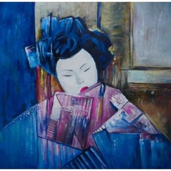 Tableau exotique Geisha Tableau exotique Geisha