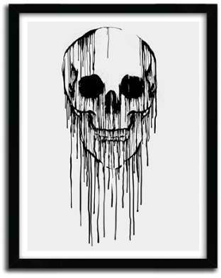 Affiche DRIPPING SKULL by CARBINE