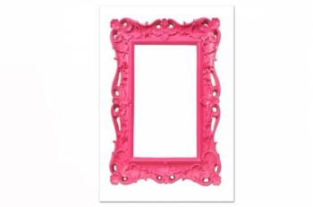 Tableau Baroque Cadre Rose L.55 x H.80 cm Declikde
