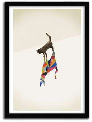 Affiche WALKING SHADOW, CAT par JASON RATLIFF